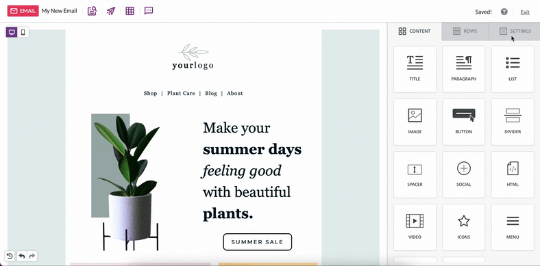 toggle on the background image feature